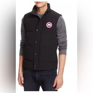 Canada Goose Garson Men’s Down Puffer Vest Black Size S